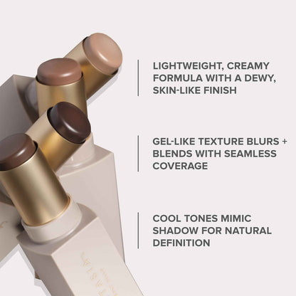 Anastasia Beverly Hills Smooth Blur Contour Stick - High-Pigment Weightless Cream Bronzer Stick for Seamless Contouring & Instant Definition - Subtone