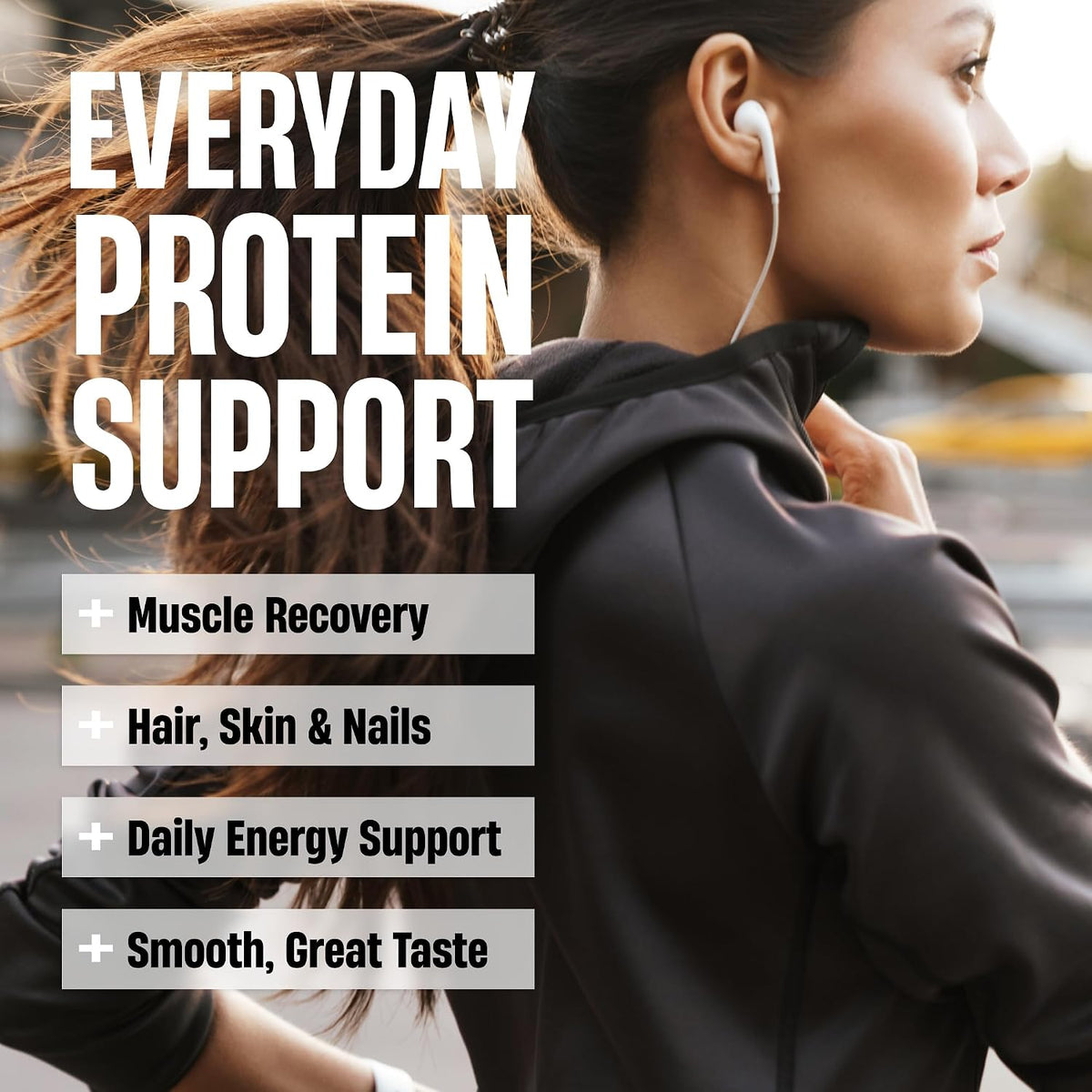 Whole Food Protein Powder - 25g Protein per Scoop, Lactose Free Protein with Beef Isolate, Collagen, Pea, Brown Rice, Chicken & Egg Protein, 0G Sugar, Keto Friendly, Vanilla Milkshake 25 Serv