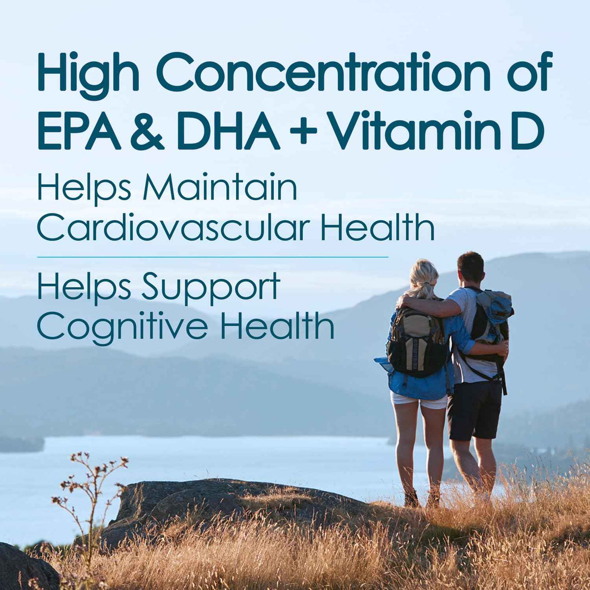 5X Ultimate Strength Omega 3 Fish Oil Liquid with Vitamin D, Burpless Liquid Fish Oil Supplements with High EPA and DHA Omega