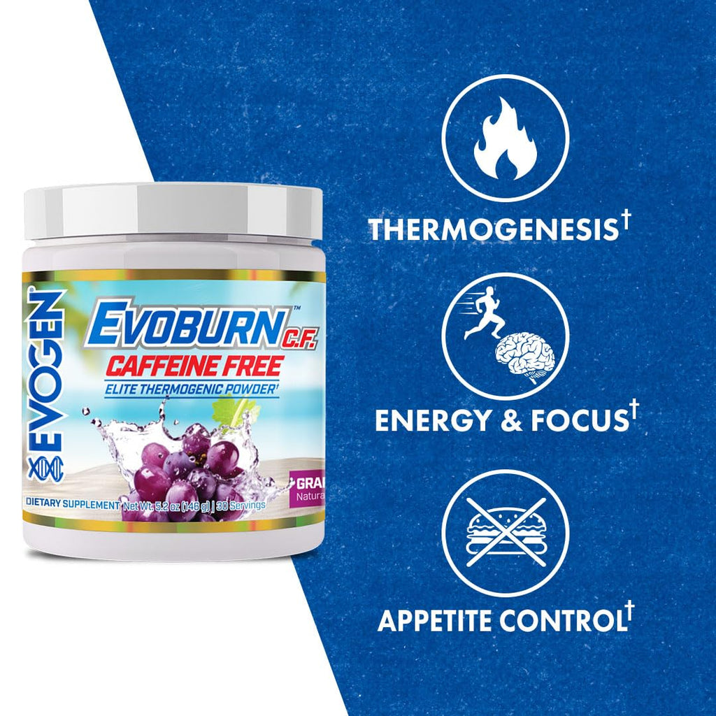 Evogen Evoburn Thermogenic | Mango | 30 Servings | MitoBurn, InnoSlim and ProGBB with caffeine, L-tyrosine, cocoa extract, DMAE and AdvantraZ for energy, focus and metabolism