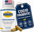 CardioBiome - CoQ10 Probiotic with Artichoke Extract - Heart Health Support | Probiotic Heart Blend, Circulation and Gut Support, Artichoke Extract, Simple Once-Daily Routine, Non-GMO, 30-Day Supply