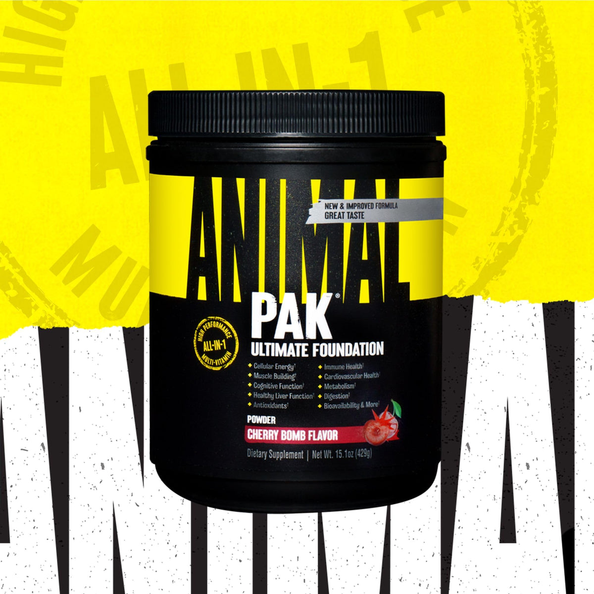 Animal Pak Multivitamin Supplement for Men & Women | 44 All-in-1 Pill Packs | 85 Nutrients | Daily Vitamins B, C, D & Zinc | Strength, Recovery, Energy, Liver, Metabolism, Immunity & Gut Health Support