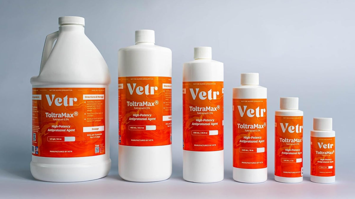 Toltrazuril 2.5% for Horses, Dogs, Cats, 1/2 Gallon, For Non-food chain animals, Chicken