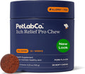 PetLab Co. Itch Relief Chew Pro for Dogs, 30 Soft Chews, Pork | Quercetin, biotin and antioxidants in an omega-rich formula to support itch relief and skin hydration