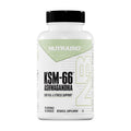 NutraBio Ashwagandha KSM-66 | Ashwagandha Herbal Supplement for Stress, Mood, & Performance | 600 MG of Clinically Studied KSM66 60 Capsules