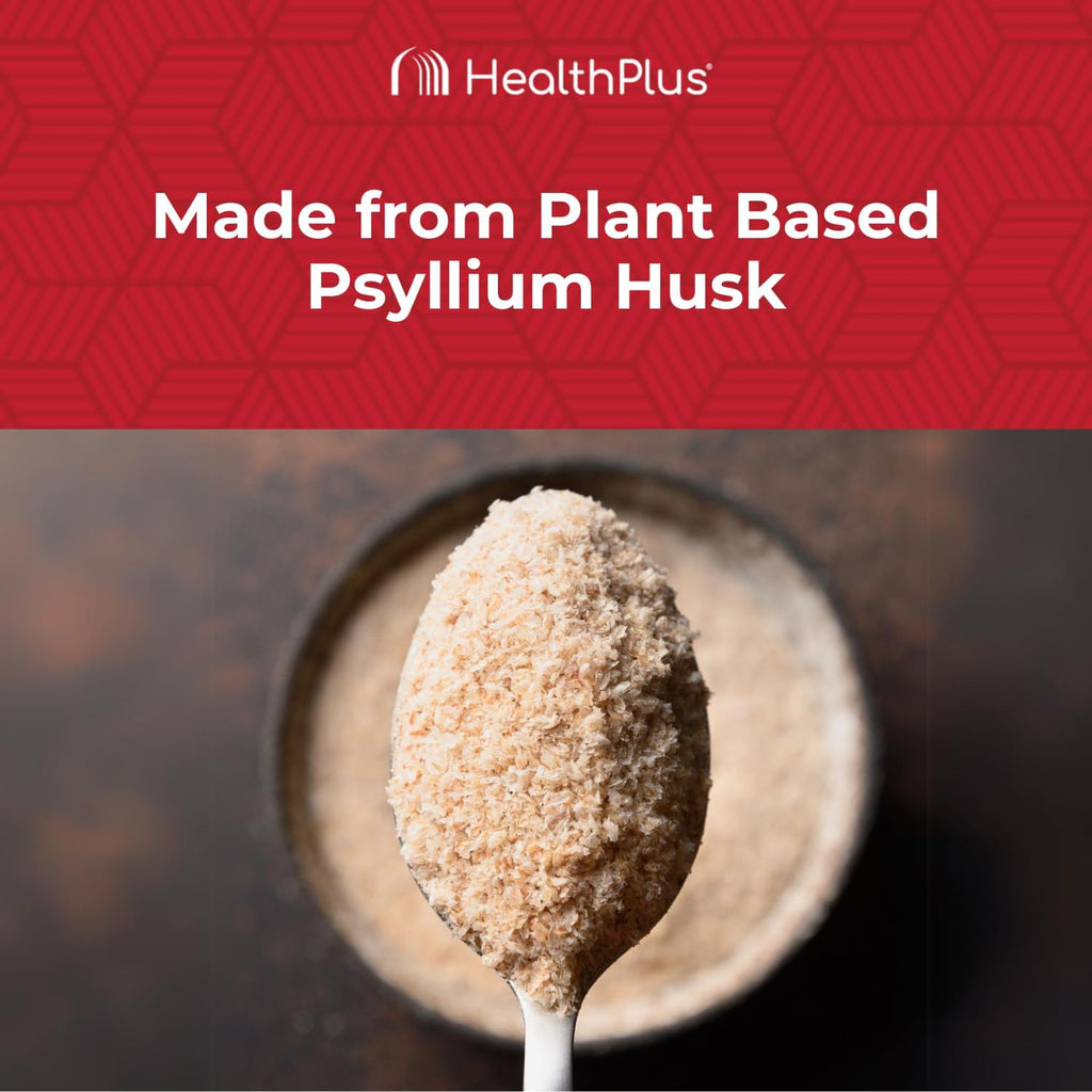 Health Plus Colon Cleanse Daily Psyllium Husk Fiber, 48 oz, 194 Servings | All-natural daily fiber; supports the body's natural detoxification processes, may reduce bloating, and promotes wellness