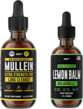 HERBIFY Bundle - Mullein Leaf Extract & Lemon Balm - Respiratory Support & Brain Support