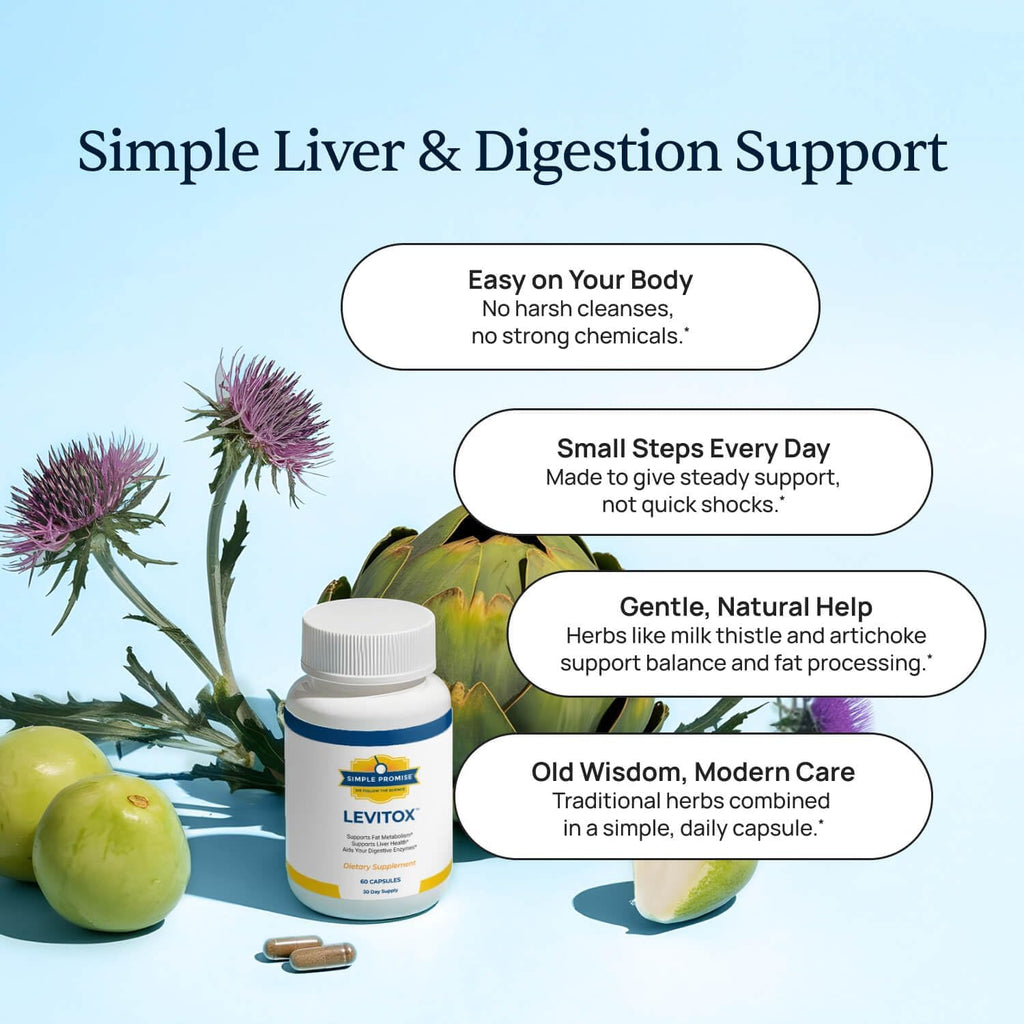 Xitox and Levitox Bundle - Nighttime Liver Care - Foot Pads, Milk Thistle | Foot-Liver Night Routine, For Overnight Recovery, With Bamboo Vinegar and Dandelion, Wear Overnight, One Daily