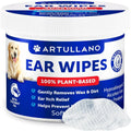 Artullano Dog Ear Cleaner Wipes - Pet Ear Support - All Canine Breeds - Ear Care Kit, Dogs