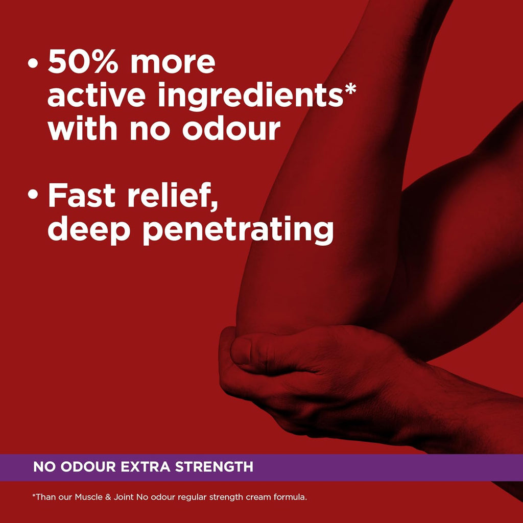 RUB A535 ULTRA STRENGTH NO ODOUR CREAM For Deep Penetrating Relief of Muscle, Joint & Arthritic Pain 100 g