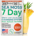 Atlantic Naturals Liver Cleanse Detox – 7 Day Sea Moss Liver, Gallbladder & Kidney Cleanse Drink Mix with Milk Thistle, Dandelion Root, Burdock & Chanca Piedra – Pineapple Flavor, 14 oz