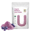 UNLEASH'D ORGANIC Organic Blueberry Juice Powder 16 oz – 100% Pure Natural Superfood, Rich in Antioxidants & Vitamins