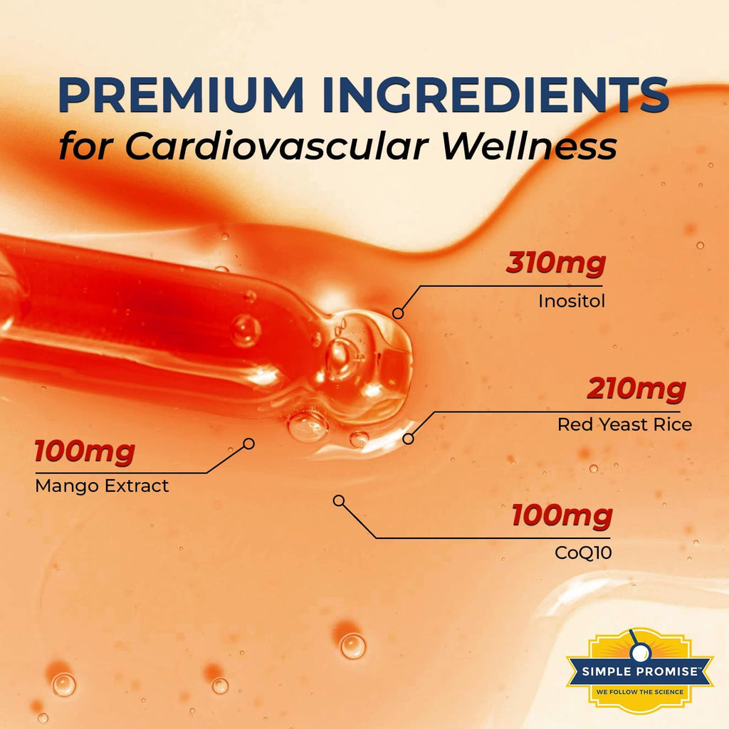 CardioClear7 and HeartAide Bundle - Heart Health - CoQ10 and Red Yeast Rice | Heart Drops-Capsule Pair, For Steady Cardiovascular Wellness, With Shilajit and Inositol, Drops Plus Capsules Daily