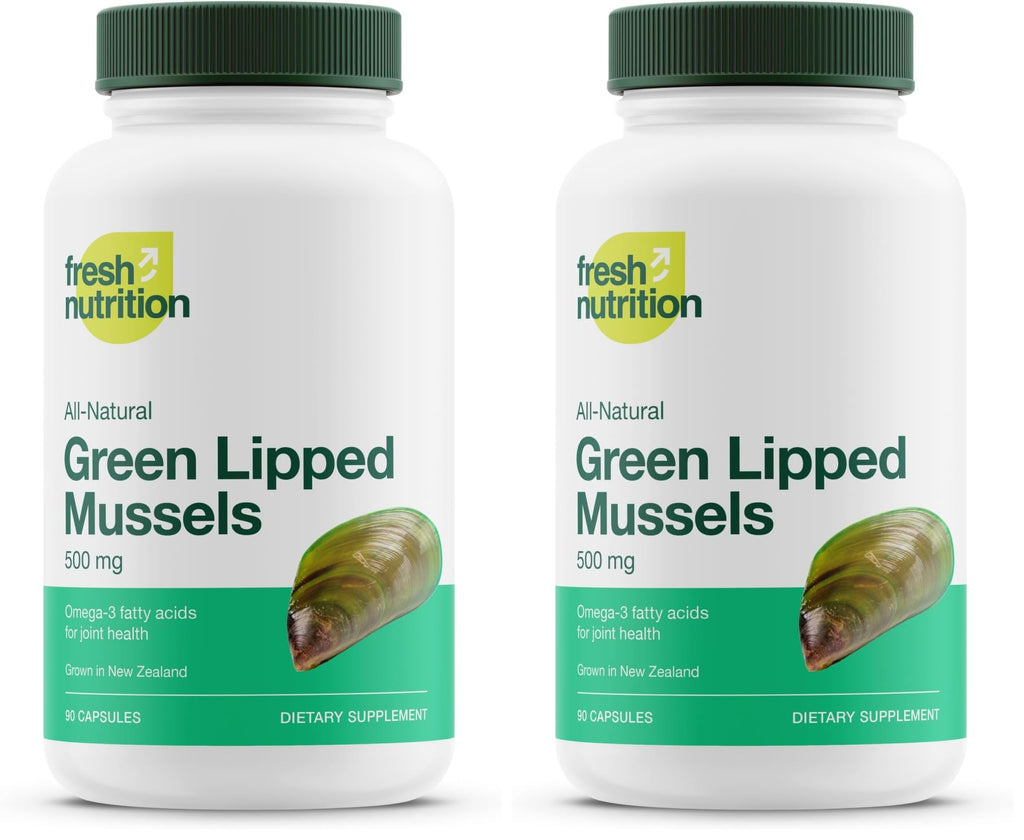 Green Lipped Mussel Capsules - Strongest DNA Verified from New Zealand - Perna Canaliculus Omega Supplement - May Promote Healthy Joints - 90 Capsules