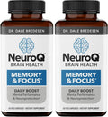 NeuroQ Memory & Focus | Formulated by Neurologist Dr. Dale Bredesen | Addresses All 4 Causes of Cognitive Decline | Ginkgo Biloba, Phosphatidylserine, Gotu Kola, Coffee Fruit, Turmeric & Propolis