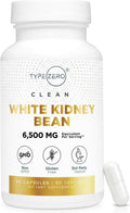 Type Zero Clean White Kidney Bean Extract 90 Capsules for 90 Servings Per Bottle - Non-GMO, Gluten Free
