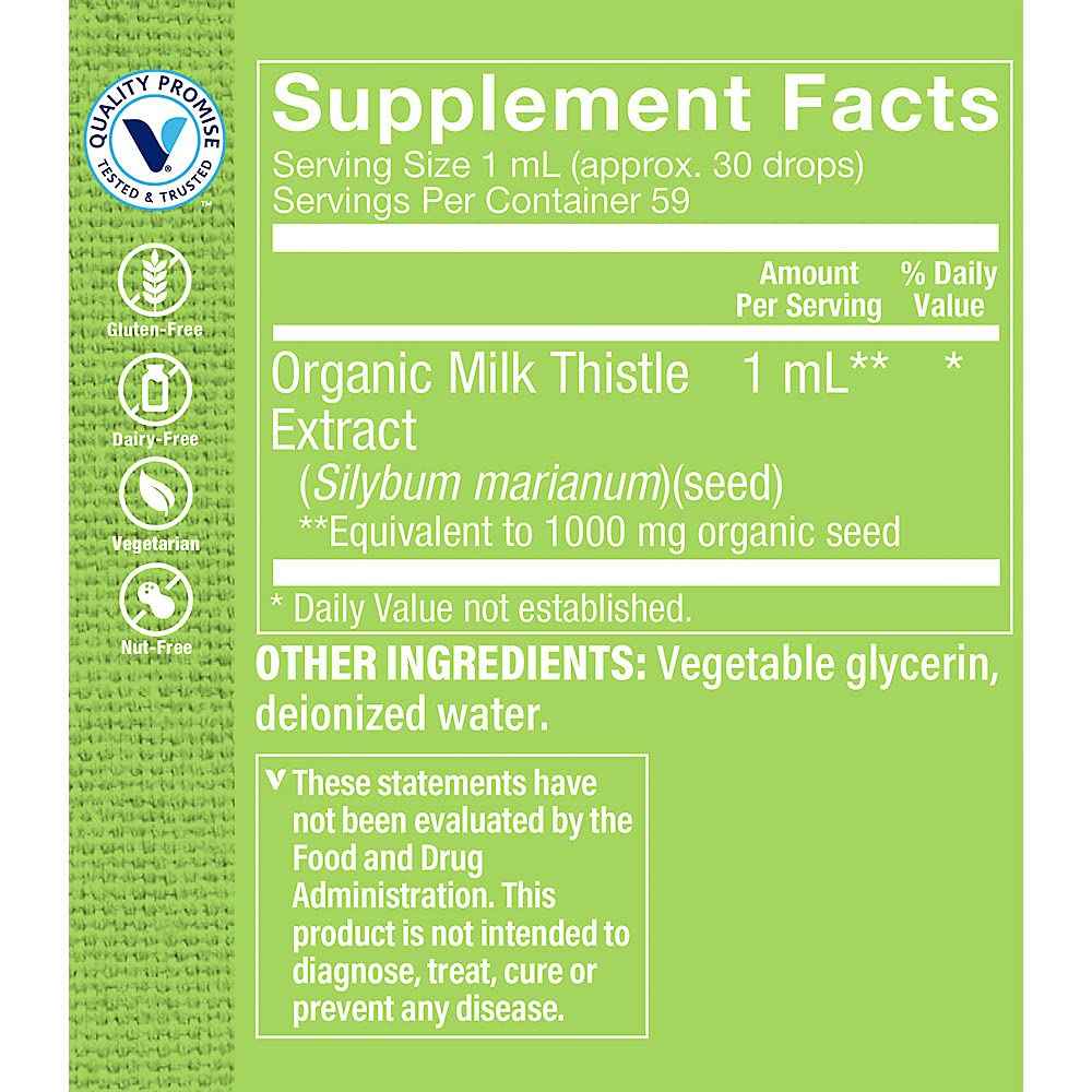 The Vitamin Shoppe Milk Thistle 1,000MG - Liver Health Support, Detoxification & Antioxidant Protection