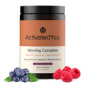 ACTIVATEDYOU Morning Complete Daily Wellness Greens Superfood Drink Mix for Gut Health w/Prebiotics, Probiotics, Antioxidants, Green Superfoods, 10 Billion CFUs, 30 Servings (Citrus)