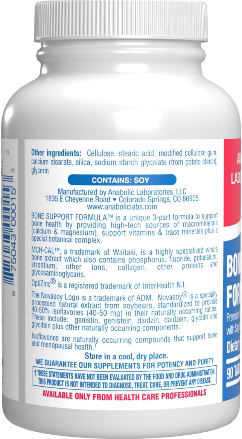 Clinical Calcium Complex Bone Supplement - Restorative Calcium Magnesium Zinc D3 Supplement for Bone Health Strength & Density Support with Antioxidant Bioflavonoids - High Absorption - 15 Servings