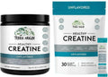 TERRA ORIGIN Creatine Monohydrate Bundle | 75 Servings Stick Pack and Jar Combo | Micronized Powder Supplement | Support for Muscle and Cognitive Performance* | Unflavored, Gluten Free, Zero Sugar