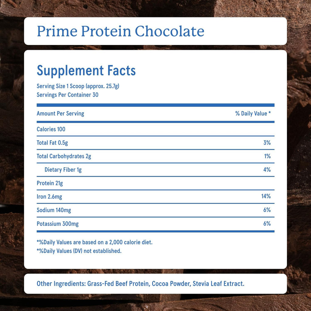 Equip Foods Chocolate Prime Protein Powder - Salted Caramel (x2) & Chocolate (x2) - Grass-Fed Isolate Beef Protein Powder - Paleo and Gluten Free - Helps Build and Repair Tissue