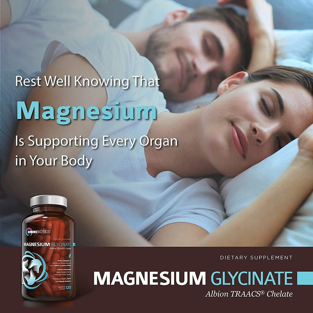 OmniBiotics The Stress Relief & Energy Support Care Package - OmniBiotics Certified Organic Ashwagandha + Magnesium Glycinate for Daily Support