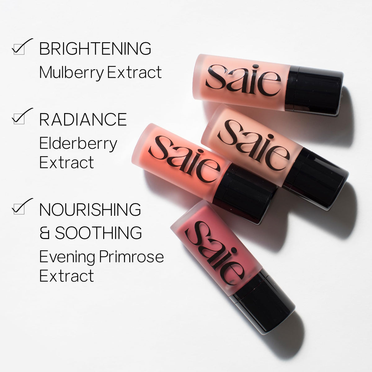 Saie Dew Liquid Blush for Cheeks - Hydrating Cream Blush Stick with a Blendable + Buildable Formula - Skincare Infused Dewy Cheek Tint for a Natural Flush - Glowy Makeup Essential - Spicy (.40 oz) SaieBuy Supplements Australia