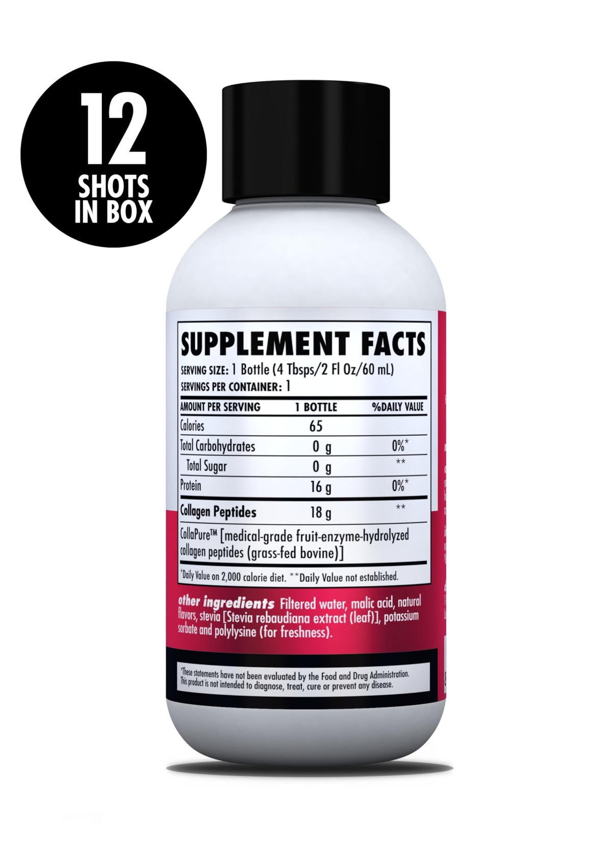 HEALTH DIRECT AminoSculpt Sugar-Free Liquid Collagen, Tart Cherry, 30 oz | High-Potency Collagen for Men & Women. Supports Hair, Skin, Nails & Joints. Medical-Grade, No Mixing, Non-GMO & Grass-Fed