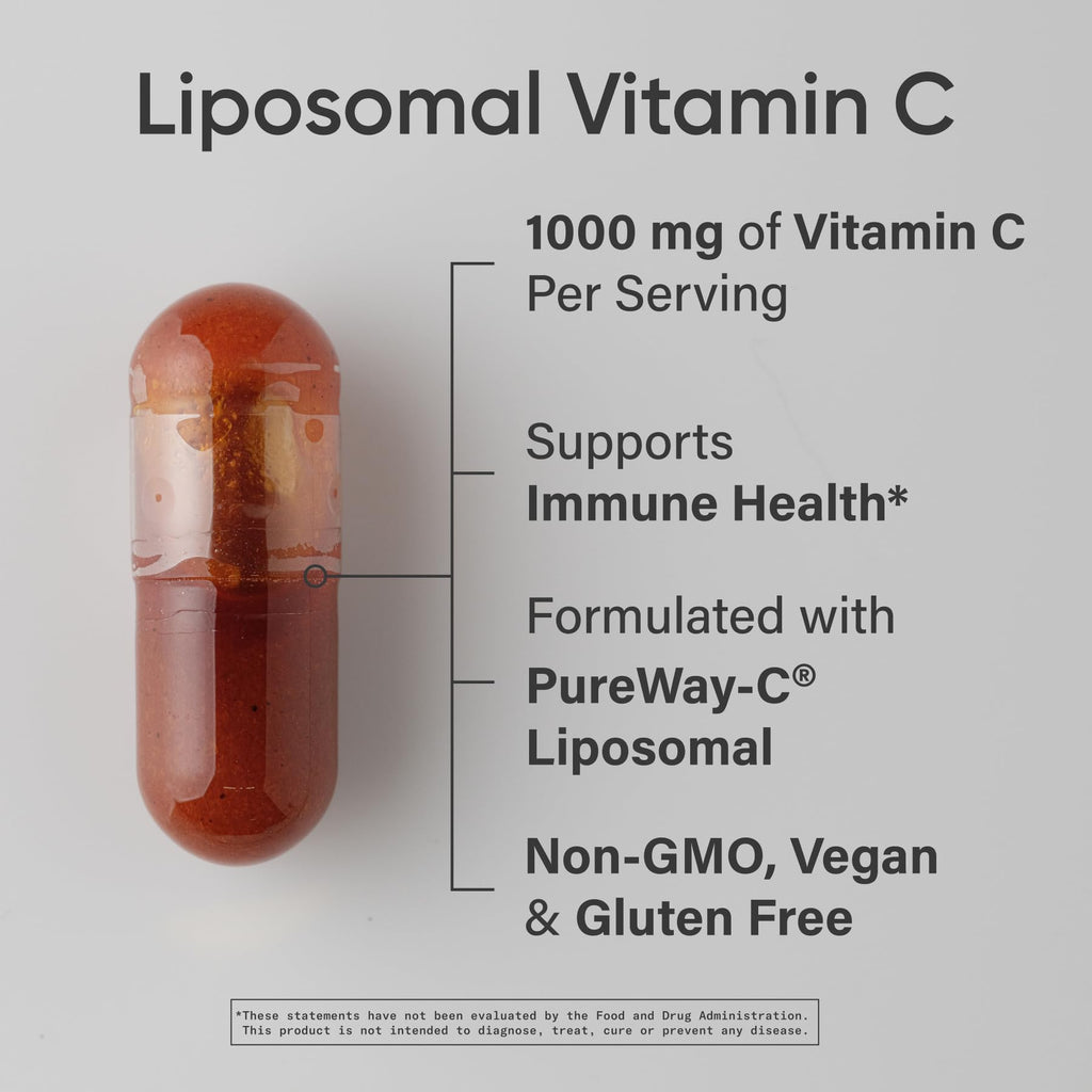 Sports Research High Potency Vitamin C Supplement - Vegan Veggie Capsules for Antioxidant Activity & Immune Support - Non-GMO Verified & Gluten Free - Ascorbic Acid Vitamin C 1000mg, 240 Count