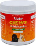 Vetr Dog Multivitamin Treats, 120 Chews Chicken Flavor, Daily Pet Dog Vitamins and Supplements with Glucosamine, Chondroitin, & Probiotics, Hip & Joint, Immune Support, & Digestive Care
