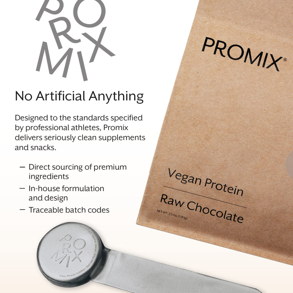 ProMix Nutrition Plant-Based Vegan Protein Powder, Vanilla - Pea Protein & Vitamin B-12 - Post Workout Fitness & Nutrition Shakes, Smoothies, Baking & Cooking Recipes - 2.5 Pound (Pack of 1)