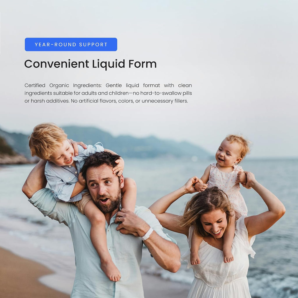 NutraChamps Liquid Zinc for Kids & Adults, Vegan, Pure Ionic Zinc Drops Enhanced with Vitamin C, Supplements for Immune Support, Sugar-Free Liquid 4 oz