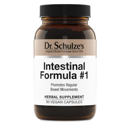 Dr. Schulze's Intestinal Formula #1 - Bowel Movement Supplement for Colon Health Support - Bloating & Constipation Aid - Intestinal Cleanse - All-Natural - Plant-Based - Vegan - 90 Count Dr. Schulze'sBuy Supplements Australia