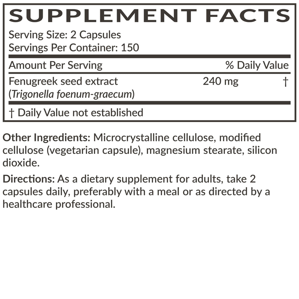 Futurebiotics Fenugreek Extra Strength Supports Overall Good Health & Well-Being, Non-GMO, 150 Vegetarian Capsules