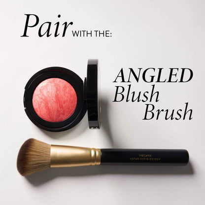 LAURA GELLER NEW YORK Baked Blush-n-Brighten for Mature Skin - 04 Cherry Custard - Powder Blush Won't Settle into Fine Lines - Buildable Natural Finish – Longlasting Formula - Made in Italy