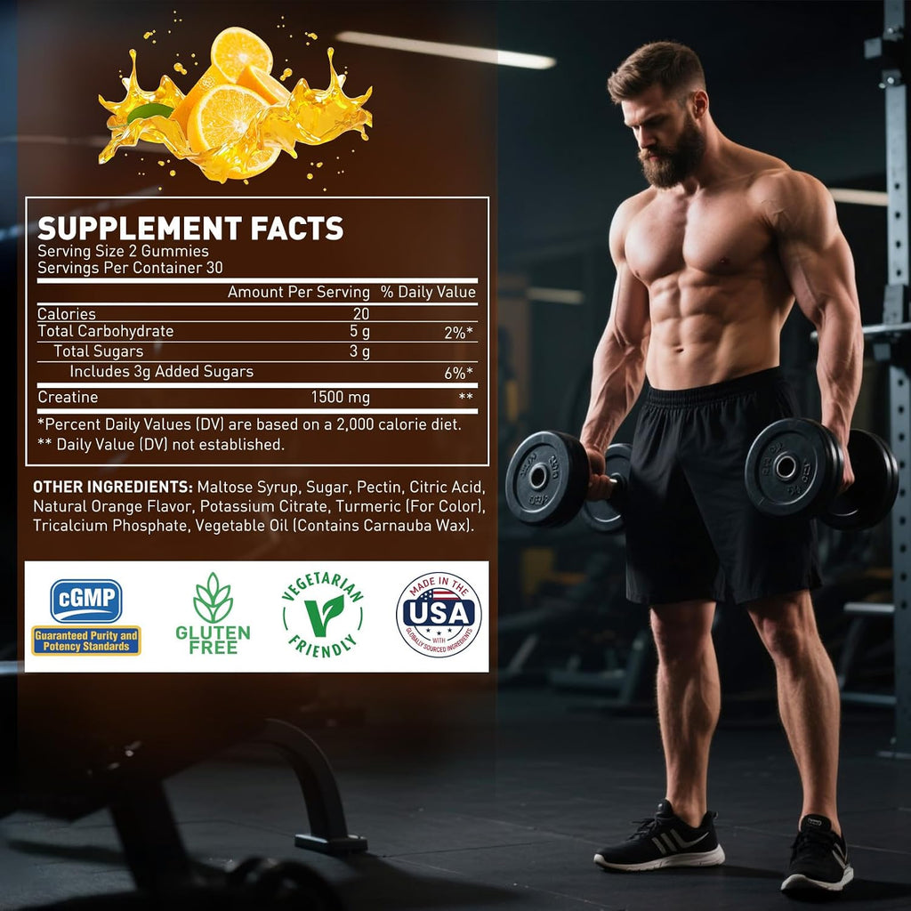 ALA & Creatine Gummies 2-Pack Bundle – Supports Athletic Performance & Antioxidant Defense for Adults