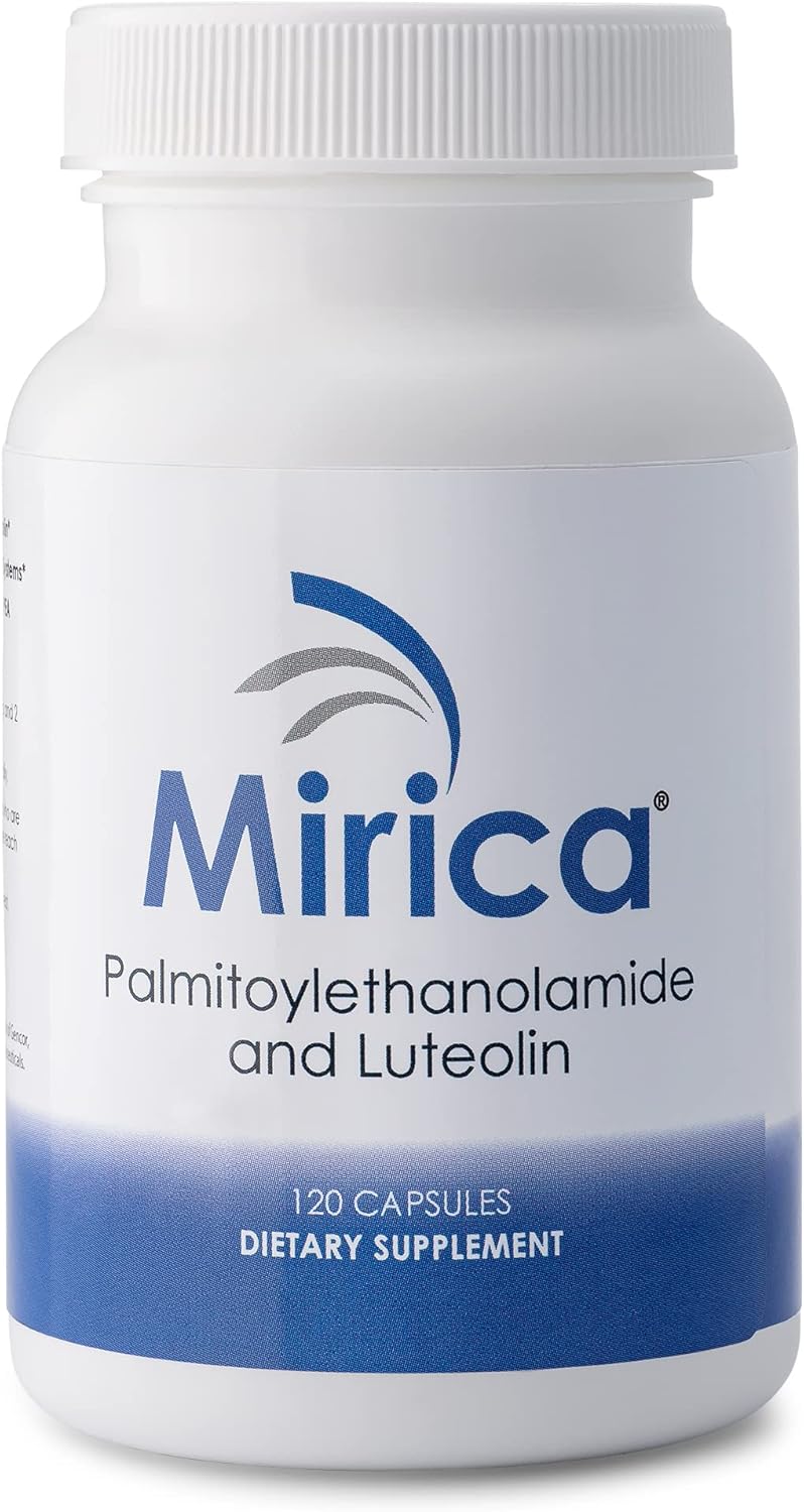 Mirica® - Pea (Palmitoylethanolamide) and Luteolin - Comfort Support - Supports Healthy Immune and Nervous Systems - 120 Capsules