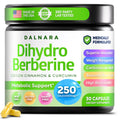 Dihydroberberine 250mg | GlucoVantage 30 days Supply | DHB supplement