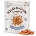 Organic Traditions Apricot Kernels, Organic Apricot Seeds, Sundried Sweet and Bitter Taste, Vegan, Source of Vitamin B17, Non GMO, Whole Foods Delivery, Plant Based for Snacking and Blending, 8 oz