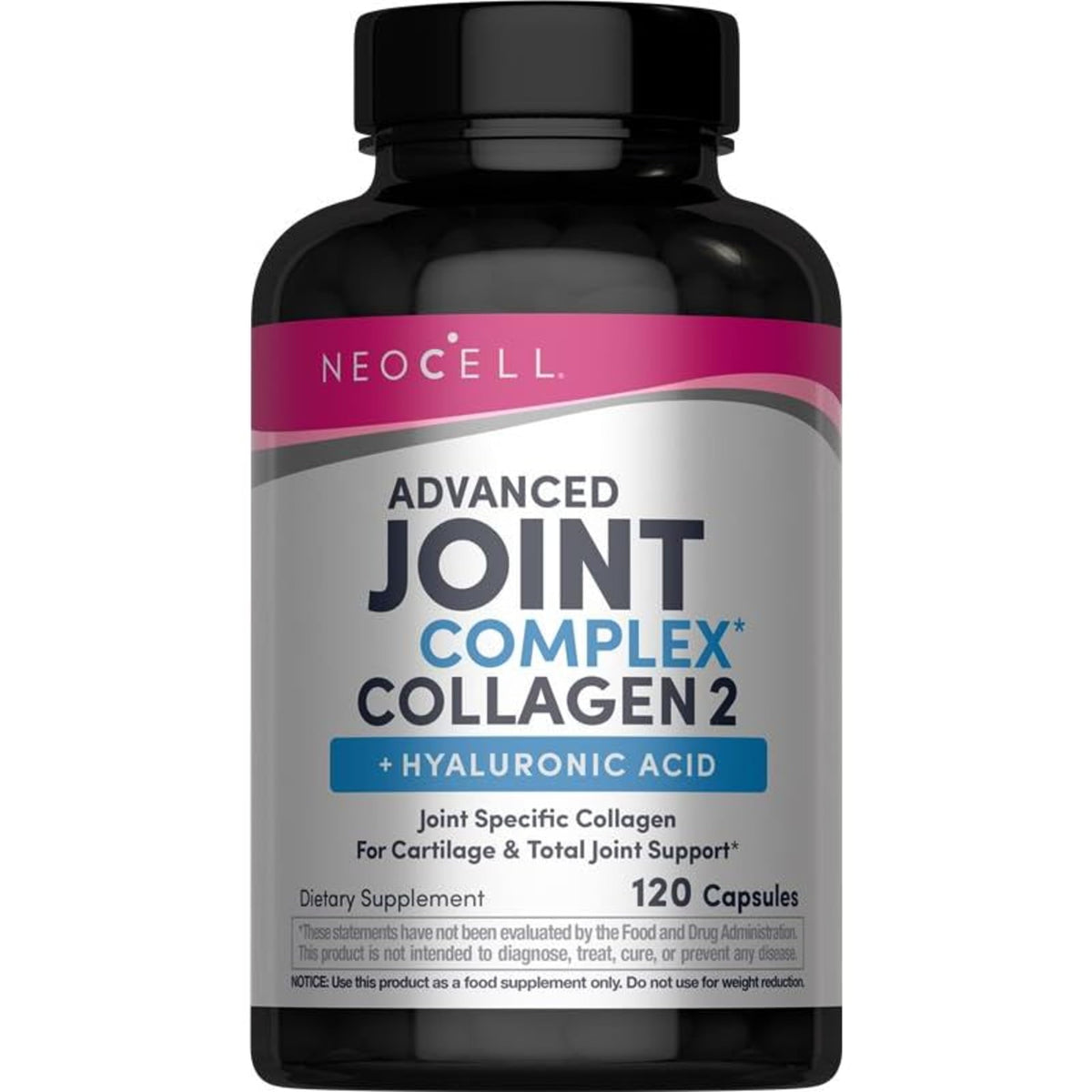 NeoCell Joint Complex Supplement | 120 Capsules | Plus Hyaluronic Acid | Collagen Type II | Advanced Formula