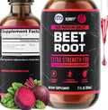 HERBIFY Beet Root Extract - Blood Pressure Supplement & Nitric Oxide Booster - Beetroot Supplement for Heart Health and Energy Booster for Men & Women (30 Days Supply) Made in USA 2 FL Oz