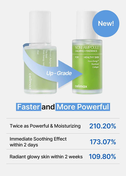 celimax Noni Energy Ampoule 50ml | with Noni Extract, Hydrating, Moisturizing & Soothing Serum for Wrinkles & Fine Lines, Mild Ampoule For Face