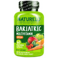 NATURELO Bariatric Multivitamin - One Daily with Iron - Supplement for Post Gastric Bypass Surgery Patients - Natural Whole Food Nutrition - 60 Veggie Capsules