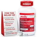 TIME-Cap Labs 400 Caplets Extended Release Acetaminophen 650mg - Pain Reliever & Fever Reducer for Adults, Helps with Headaches, Backaches, Muscle Pain, Toothaches, Arthritis & Menstrual Cramps TIME-CAP LABS, INC.Buy Supplements Australia