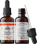 Yucca Tincture, Organic Yucca Extract (Yucca Glauca) Dried Root Herbal Supplement, Non-GMO in Cold-Pressed Organic Vegetable Glycerin, 700 mg, 2 oz (60 ml)
