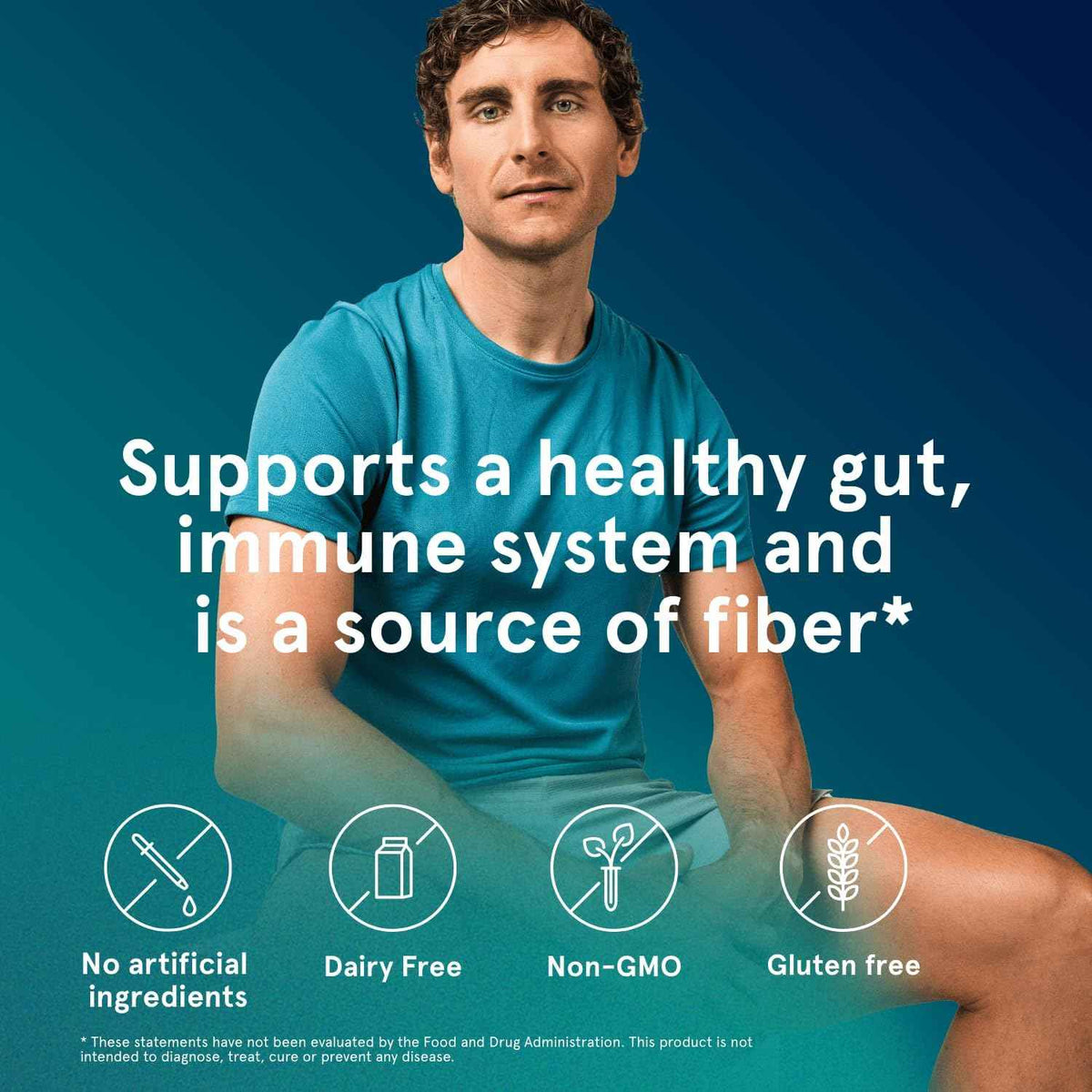 Puori Daily Probiotics & Prebiotics for Digetive & Gut Health - Immune Support Supplement with 13 Billion CFU & 4g Dietary Fiber - Shelf Stable for Bloating & Gas Relief