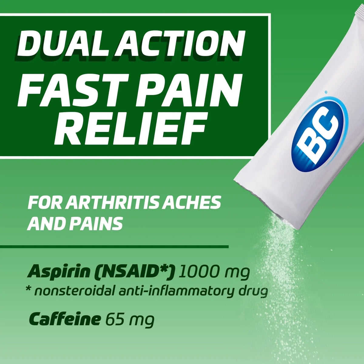 BC Pain Relief Powder, Arthritis Pain, 50 ct (Pack of 1) BCBuy Supplements Australia