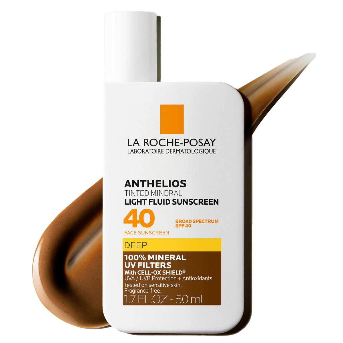 supplement products​La Roche-Posay Anthelios Tinted Sunscreen SPF 40, Broad Spectrum SPF + Antioxidants, Titanium Dioxide & Zinc Oxide Sunscreen, 4 Flexible Shades With No White Cast - JerryCherryUSA