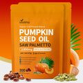VivoNu Pumpkin Seed Oil with Saw Palmetto Capsules,3800mg 300 Softgels | Cold Pressed,Pure Virgin Oil,Essential Fatty Acids&Phytosterols | Supports Hair,Urinary,Bladder&Prostate Health|Non-GMO