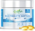 Electrolyted Capsules w. 1000mg Sodium (Himalayan Pink Salt) Mag -nesium Potassium Chloride Calcium & Trace Mineral - Unflavored Salt Pills for Hydration, Keto & Fasting Support 90 Softgels